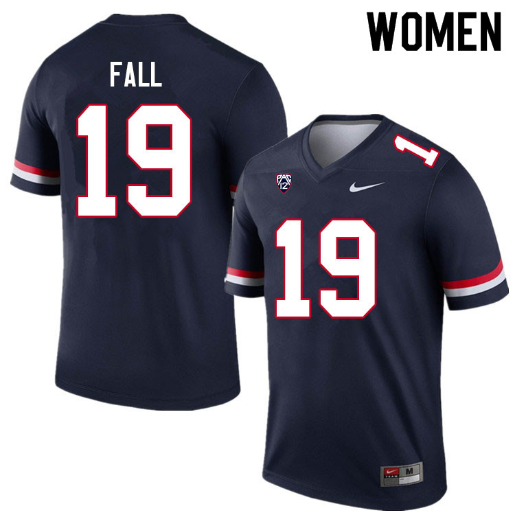 Women #19 Adama Fall Arizona Wildcats College Football Jerseys Sale-Navy